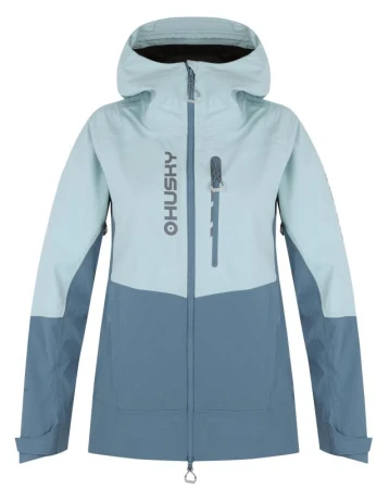 Husky Nicco L mint/turquoise dámská lyžařská bunda