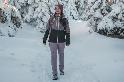 Husky Nicco L mint/turquoise dámská lyžařská bunda