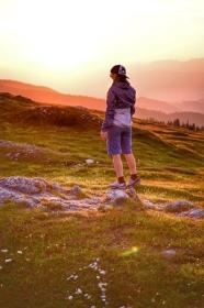 Husky Nickin L blue dámská hardshell bunda