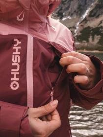 Husky Nickin L pink dámská hardshell bunda