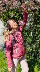 Husky Nickin L pink dámská hardshell bunda