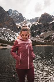 Husky Nickin L pink dámská hardshell bunda