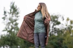 Husky Nilo L brown dámská hardshell vesta