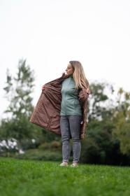 Husky Nilo L brown dámská hardshell vesta