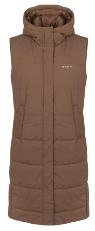 Husky Nilo L brown dámská hardshell vesta