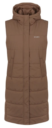 Husky Nilo L brown dámská hardshell vesta