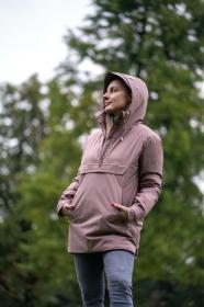 Husky Nesebi L brown dámská hardshellová plněná bunda