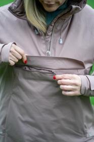 Husky Nesebi L brown dámská hardshellová plněná bunda