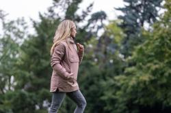 Husky Nesebi L brown dámská hardshellová plněná bunda