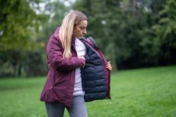 Husky Nurme L black dámská hardshellová plněná bunda