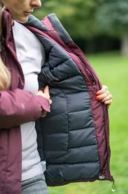 Husky Nurme L dark bordo dámská hardshellová plněná bunda