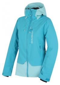 Husky Gambi L blue/turquoise dámska lyžiarska bunda