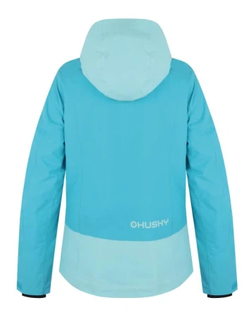 Husky Gambi L blue/turquoise dámská lyžařská bunda