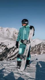 Husky Gambi L blue/turquoise dámská lyžařská bunda