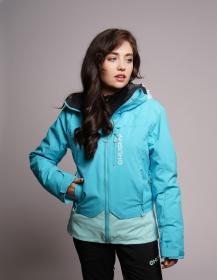 Husky Gambi L blue/turquoise dámská lyžařská bunda