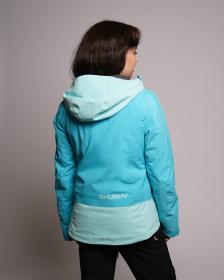 Husky Gambi L blue/turquoise dámská lyžařská bunda