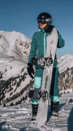 Husky Gambi L blue/turquoise dámská lyžařská bunda
