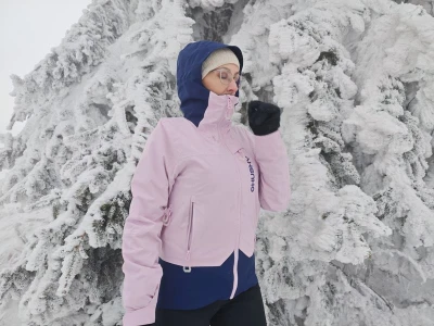 Husky Gambi L blue/turquoise dámská lyžařská bunda