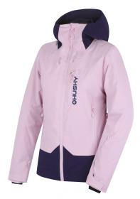 Husky Gambi L pink/blue dámska lyžiarska bunda
