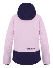 Husky Gambi L pink/blue dámská lyžařská bunda