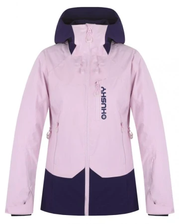 Husky Gambi L pink/blue dámská lyžařská bunda