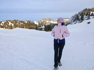 Husky Gambi L pink/blue dámská lyžařská bunda