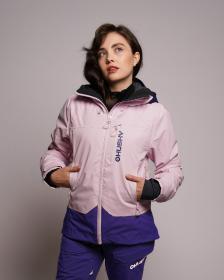 Husky Gambi L pink/blue dámská lyžařská bunda