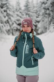 Husky Gambi L turquoise/mint dámská lyžařská bunda
