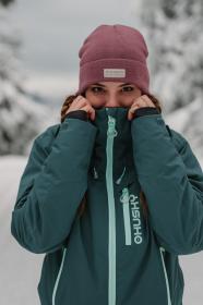 Husky Gambi L turquoise/mint dámská lyžařská bunda