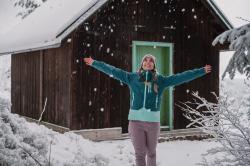 Husky Gambi L turquoise/mint dámská lyžařská bunda