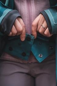 Husky Gambi L turquoise/mint dámská lyžařská bunda