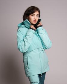 Husky Gato L light turquoise dámská lyžařská bunda