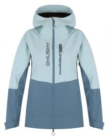 Husky Nicco L mint/turquoise dámská lyžařská bunda