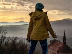 Husky Gambola L dk. khaki dámská lyžařská bunda + šátek Kilpi