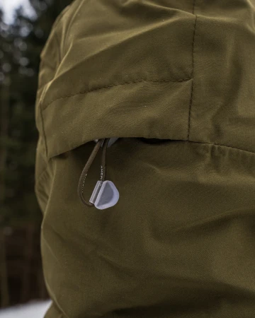 Husky Gambola L dk. khaki dámská lyžařská bunda + šátek Kilpi