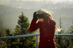 Husky Merband 2 light purple dámská merino čelenka