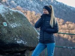 Husky Merband 2 light purple dámská merino čelenka