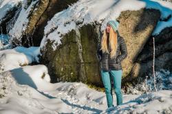 Husky Meralp mint dámská merino čepice