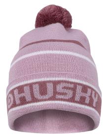 Husky Meralp pink dámská merino čepice