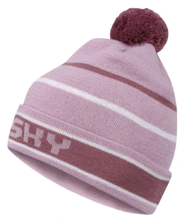Husky Meralp pink dámská merino čepice