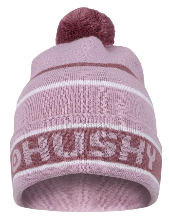 Husky Meralp pink dámská merino čepice