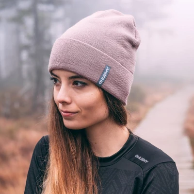 Husky Merhat 4 beige dámská merino čepice