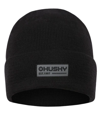 Husky Merhat 4 black dámská merino čepice