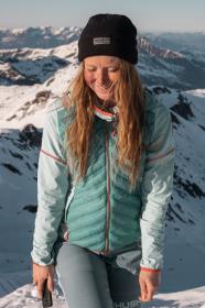 Husky Merhat 4 blue dámská merino čepice