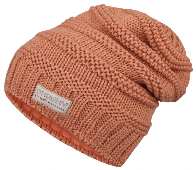 Husky Merhat 5 beige dámská merino čepice