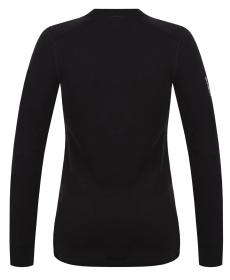 Husky Aron L black dámská merino mikina