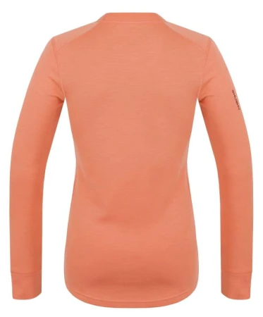 Husky Aron L light orange dámská merino mikina