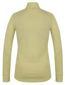 Husky Aron Zip L bright green dámská merino mikina