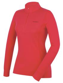 Husky Aron Zip L pink dámska merino mikina