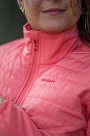 Husky Airy L light orange dámská mikina na zip